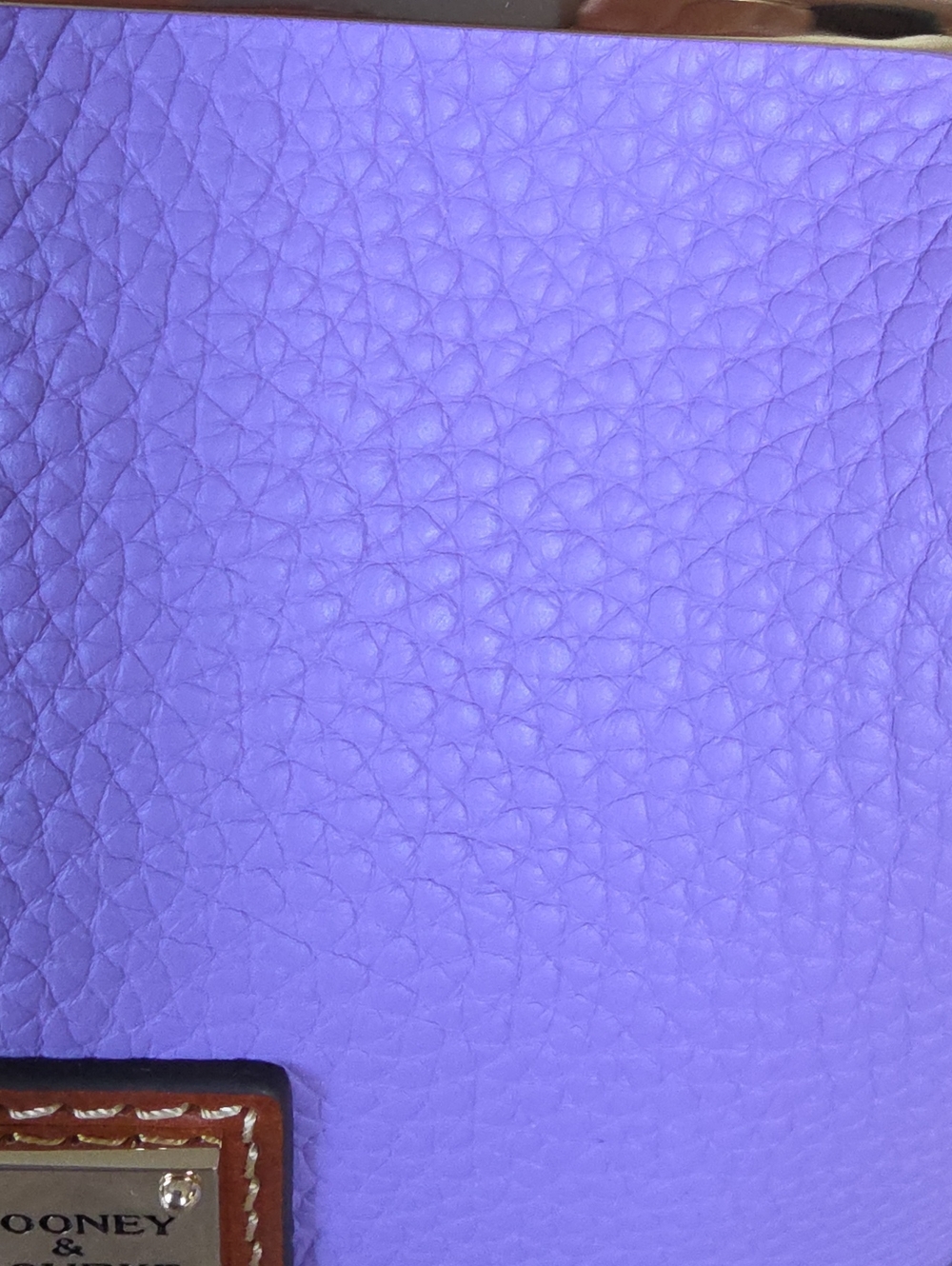 Beautiful NWT Dooney & Bourke Lilac Pebbled Leather Kiss-lock Wallet 💜🎁💛 - Picture 14 of 16
